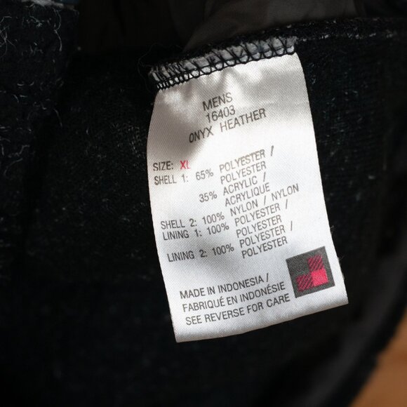 Woolrich High Point Deep Pile Fleece Jacket in Onyx Heather- Men's XL - Picture 6 of 6